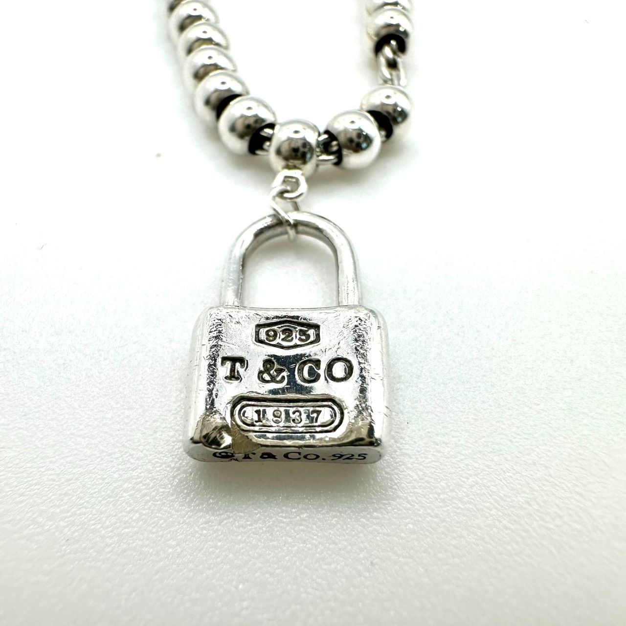 返品OK】TIFFANY&Co. ティファニー カデナ ロック ボールチェーン