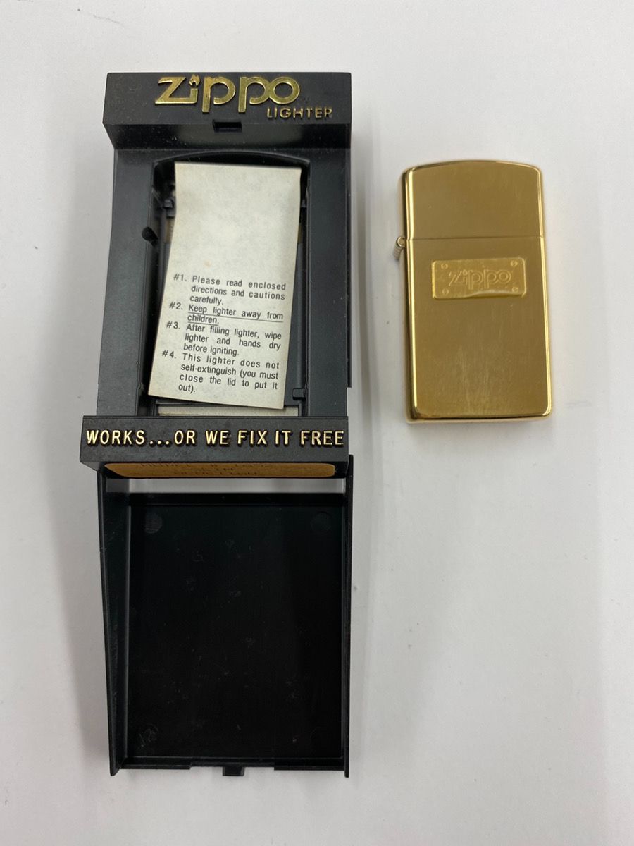 未着火品 Zippo 1986年製 スリム