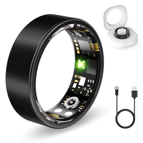 【新品】スマートリング 健康管理 HPLSZCN 【2025年の新しいスマート ウェアラブル デバイス】独立した充電コンパートメント Android/Iphone対応 睡眠管理 スマート指輪 ヘルスケア 8種類運動モード 3種類データ測定機能 db83d913