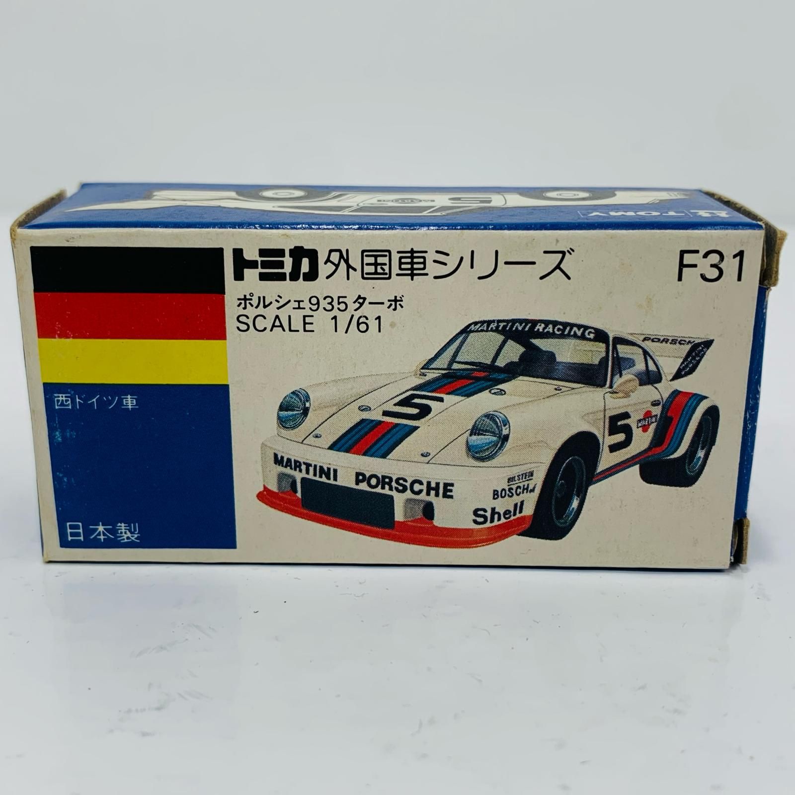 飾磨店】 中古 1/61 ポルシェ 935 ターボ #5 (ホワイト/青箱/日本製