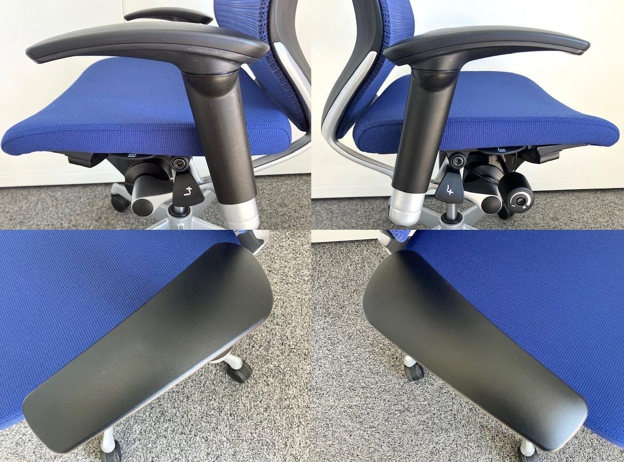  A オカムラ バロンチェア エクストラハイバック 可動肘 可動ヘッドレスト オフィス家具 耐荷重120kg オフィスチェア ワークチェア 椅子 チェア