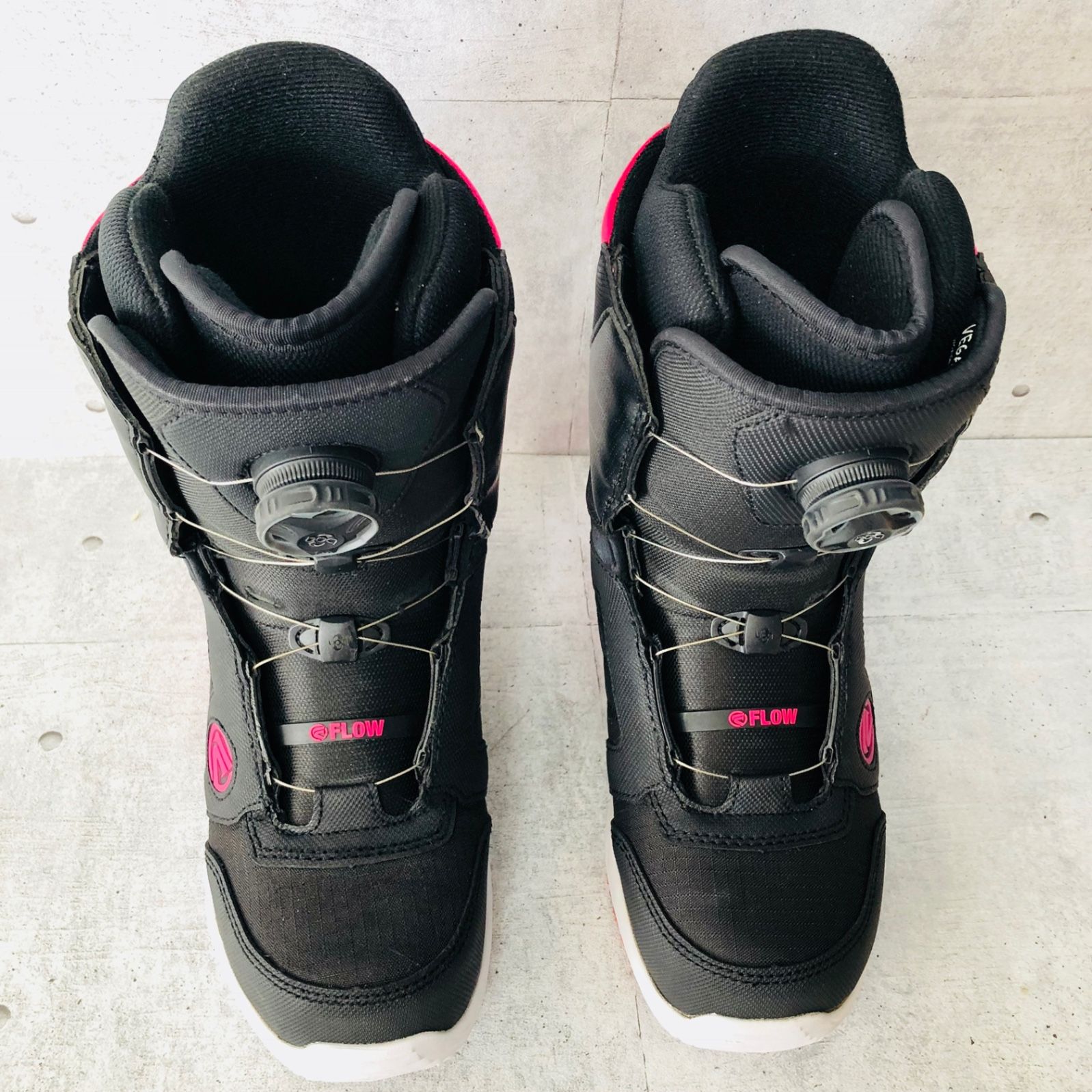 FLOW フロー VEGA BOA ベガ ボア 23cm ブラック ボアダイヤル