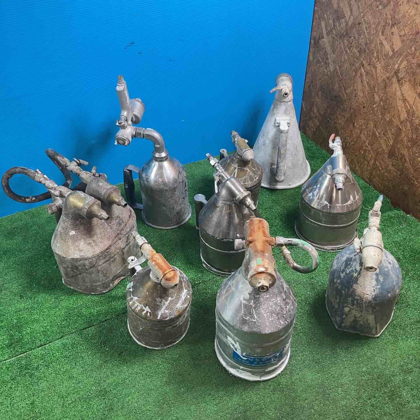 品 スプレーガン 動作未 万能ガン ふくべー AG-3-2 丸吹きスプレーガン アネスト岩田等 9点セット