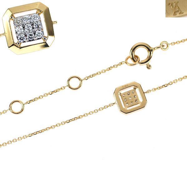 ヴァンドーム青山 K18YG ダイヤモンド ブレスレット - メルカリ