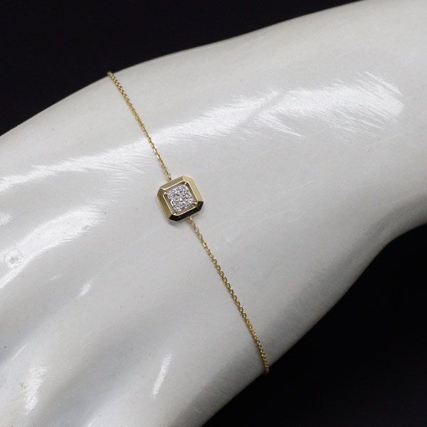 ヴァンドーム青山 K18YG ダイヤモンド ブレスレット - メルカリ