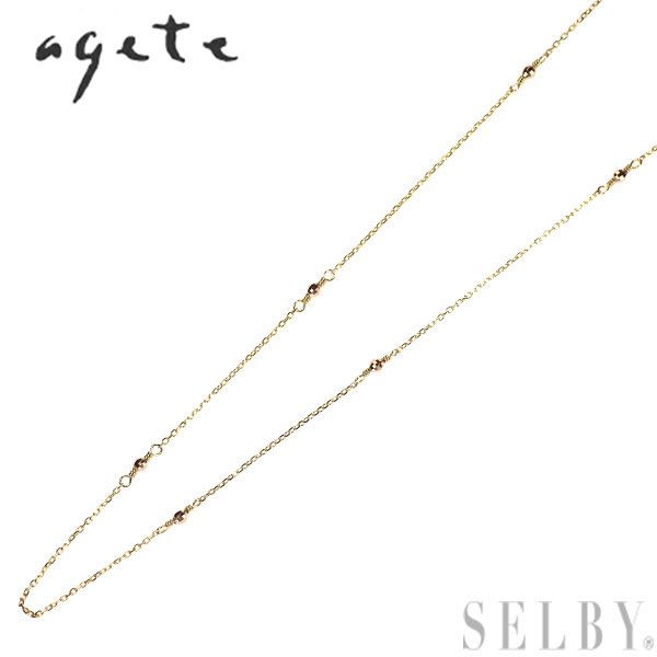 アガット|agete K 10 YG デザイン ネックレス