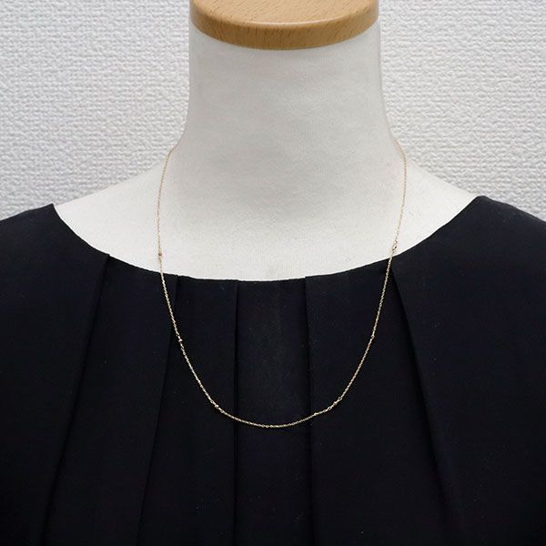  アガット agete K 10 YG デザイン ネックレス ネックレス アクセサリー