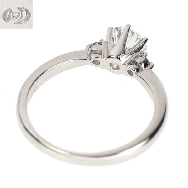 田崎真珠 Pt900 ダイヤモンド リング 0.55ct F VS1 EX PD0.06ct - メルカリ