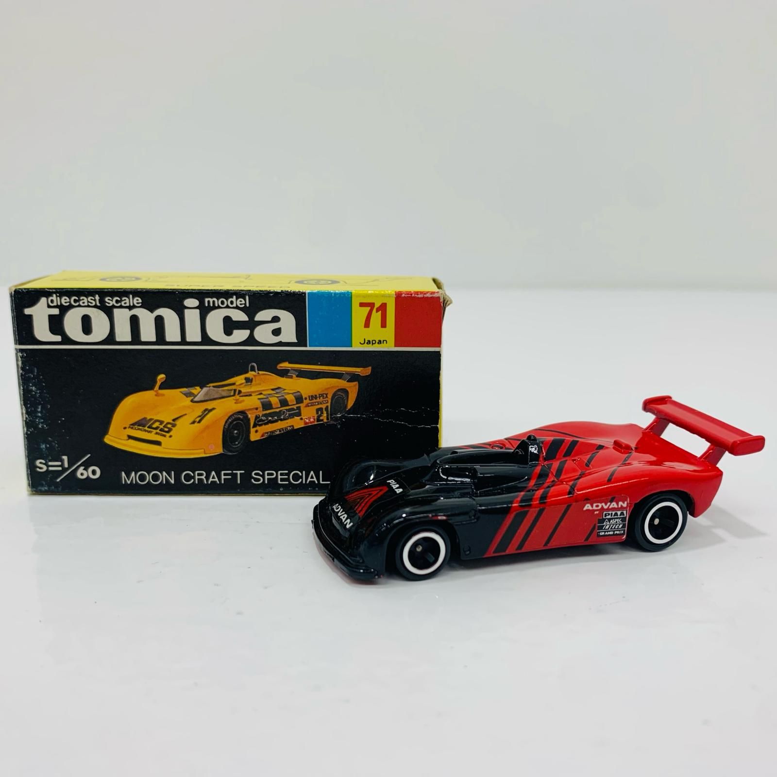 美品トミカ ミニカー 【ムーンクラフト スペシャル アドバン】 飾磨店】 中古 1/60 ムーンクラフト スペシャル ADVAN #25(レッド