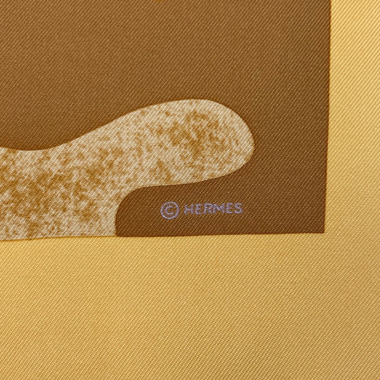 新品同様 HERMES エルメス スカーフ シルク カレ90 LAVOIE LACTEE