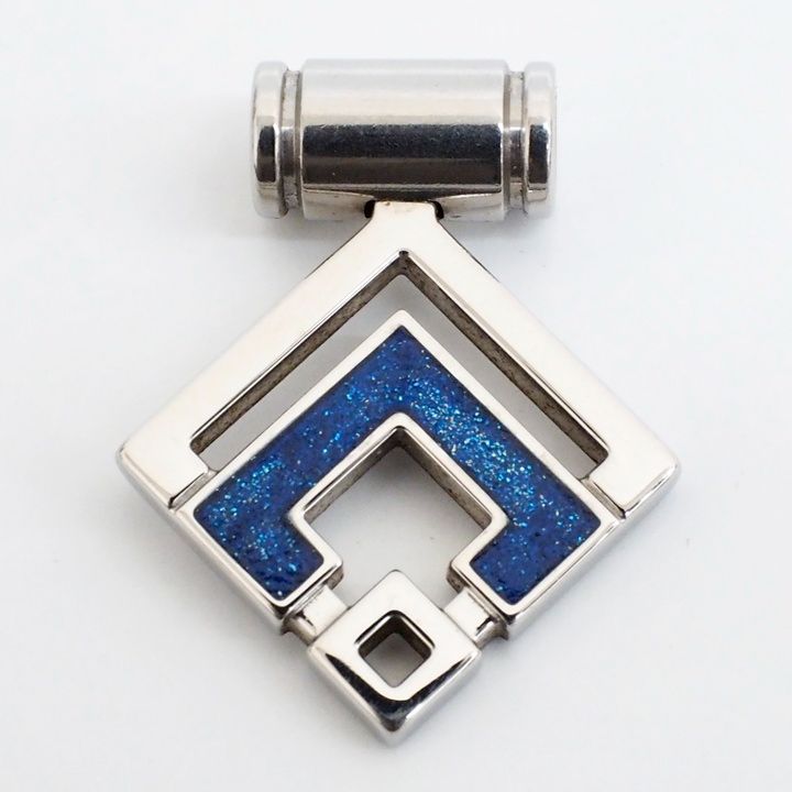 トップのみ Colantotte コラントッテ TAOネックレス スリム ARAN mini SHOMA 2021 シルバー×ブルーラメ 宇野昌磨 A 25-2528