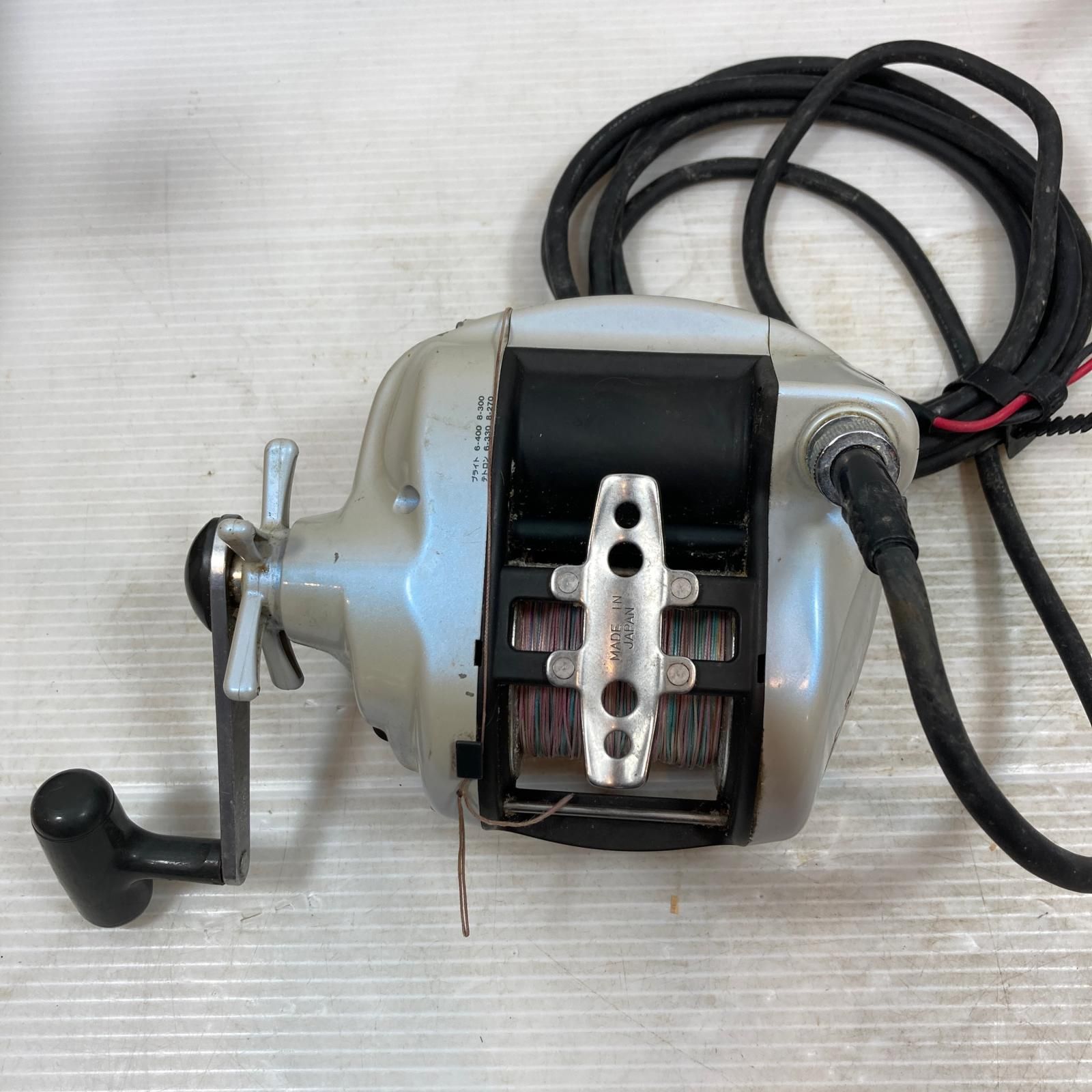 Daiwa ダイワ スーパータナコンX 600CP 電動リール ττDAIWA ダイワ 電動リール スーパータナコン-X 600CP 使用感有 電源