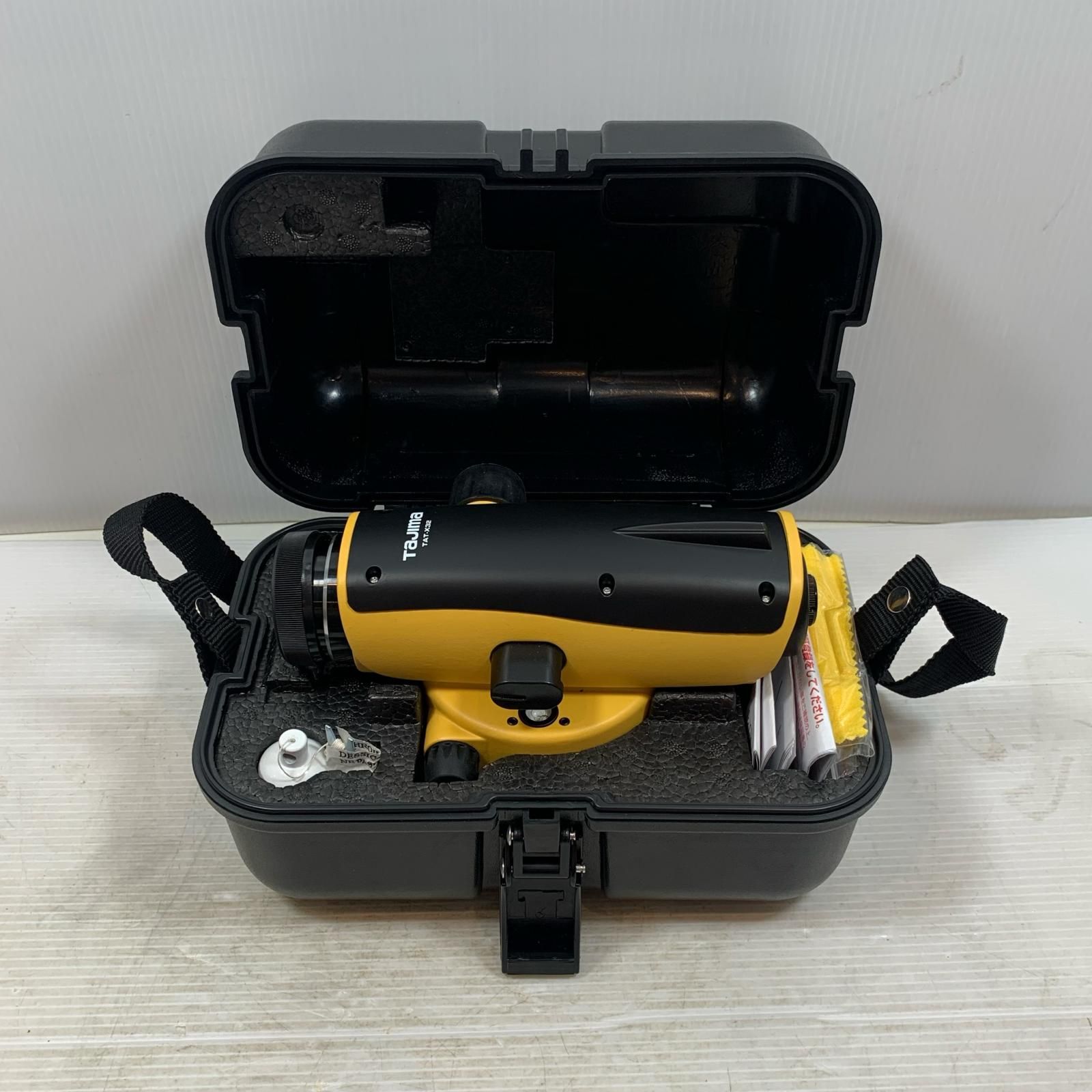 κκTAJIMA タジマ レーザー機器 オートレベル TAT X 32 イエロー ブラック
