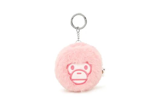 OS ベイプ ベイビーマイルー マイロ A BATHING APE アベイシングエイプ ドール HEAD ヘッド ホルダー キーホルダー リング