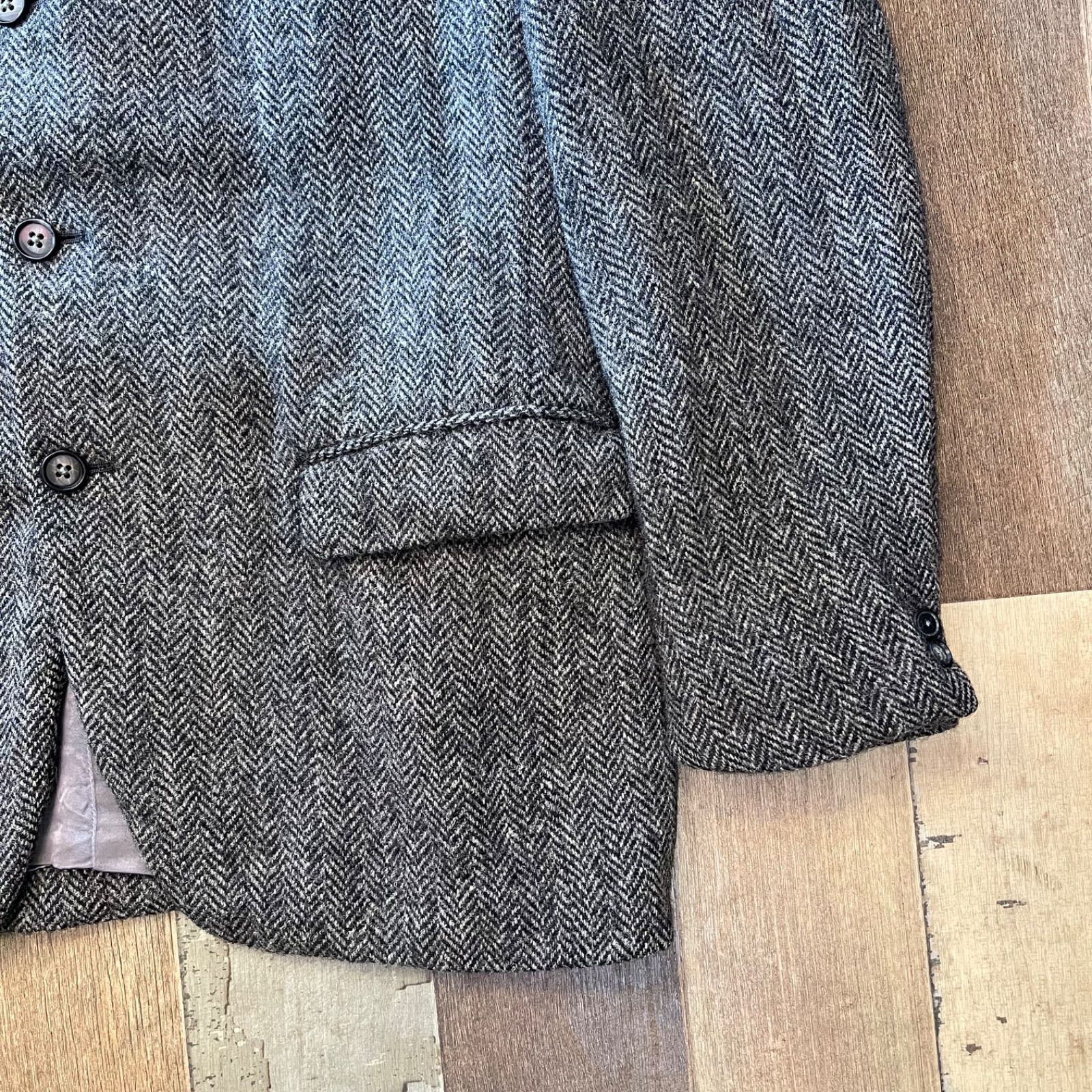 英国製 50s 60s HARRIS TWEED akexandre テーラードジャケット - メルカリ