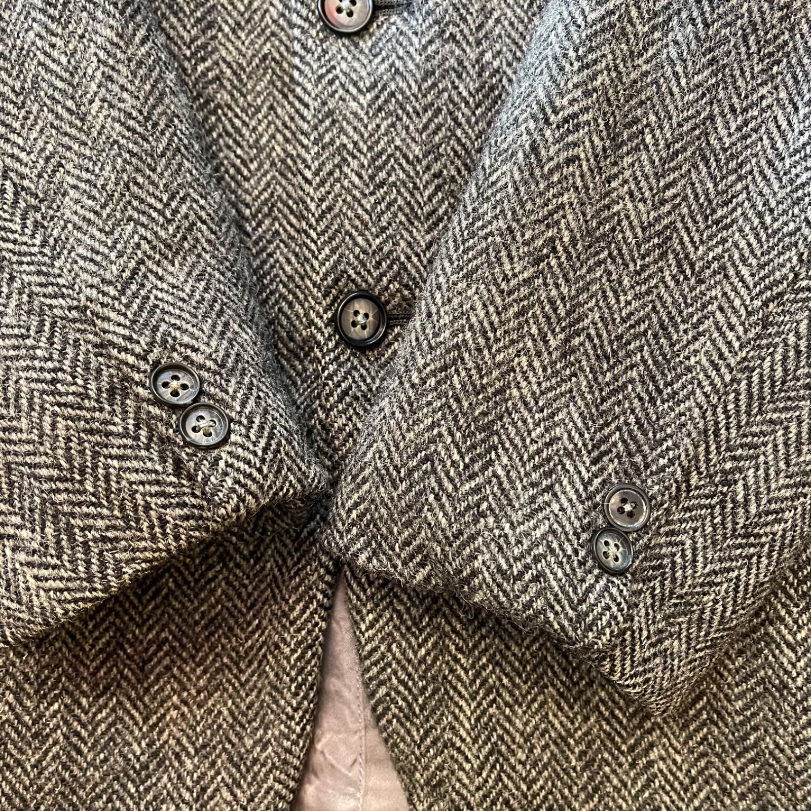 英国製 50s 60s HARRIS TWEED akexandre テーラードジャケット - メルカリ