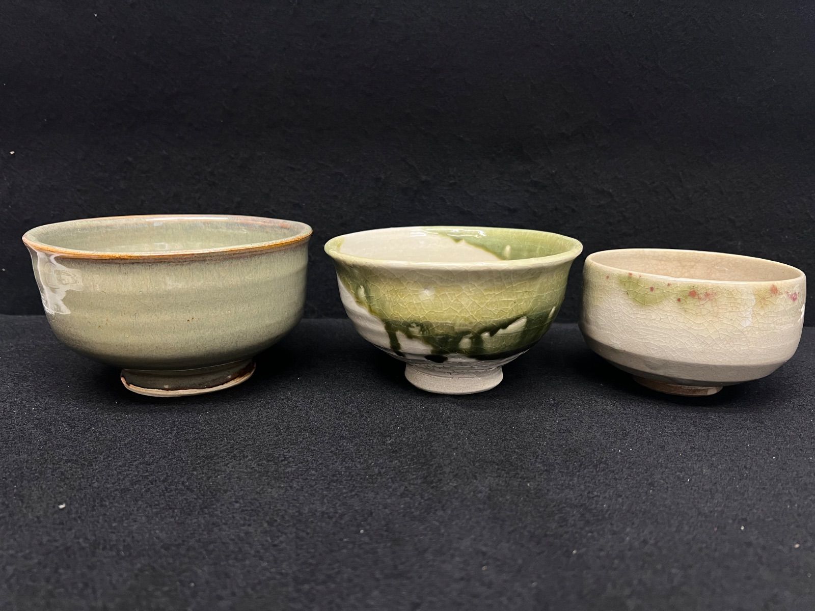 抹茶茶碗 おまとめ3点 茶道具 茶道 骨董品 茶碗 緑茶碗