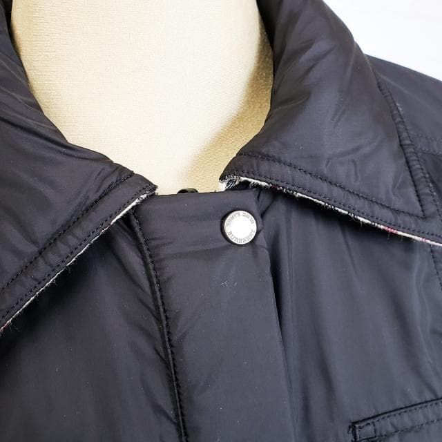 バーバリー ブルーレーベル ☆ リバーシブル 中綿 ブルゾン 40 ノバ