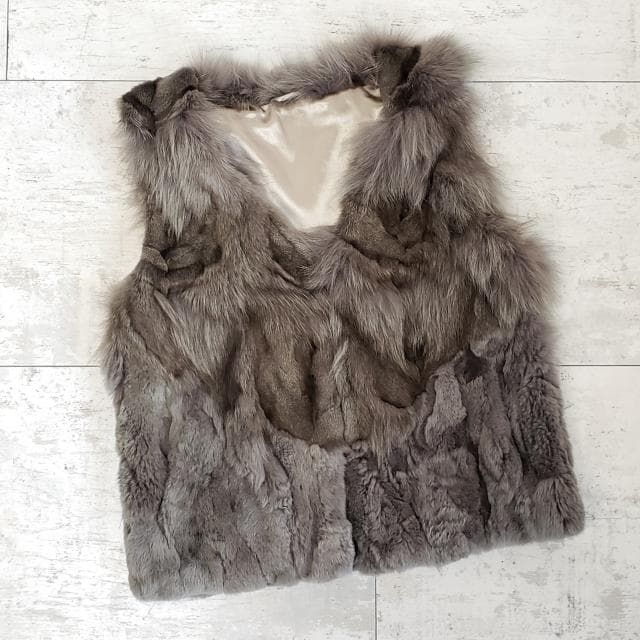 ジョイントワークス フォックス × レッキスファー ベスト ジレ 毛皮