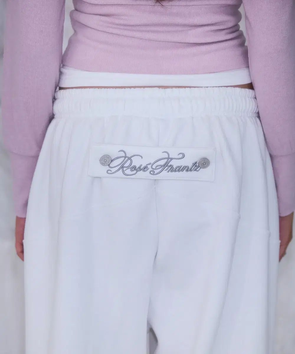 ロゼジェフ Back Point 2 Way Sweatpants Ivory