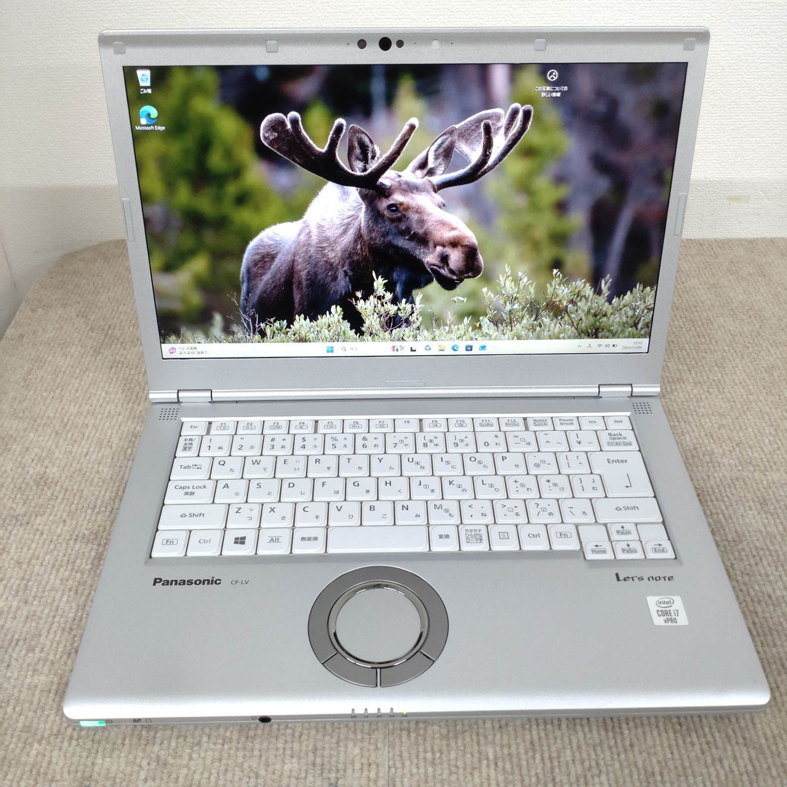 Panasonic CF LV 9 I 7 10810 U 16 GB Win 11 LTE 14型 カメラ内蔵 無線LAN NB 177