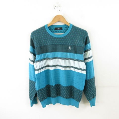 マンシングウェア MUNSINGWEAR スポーツウェア ゴルフ ボーダーニット