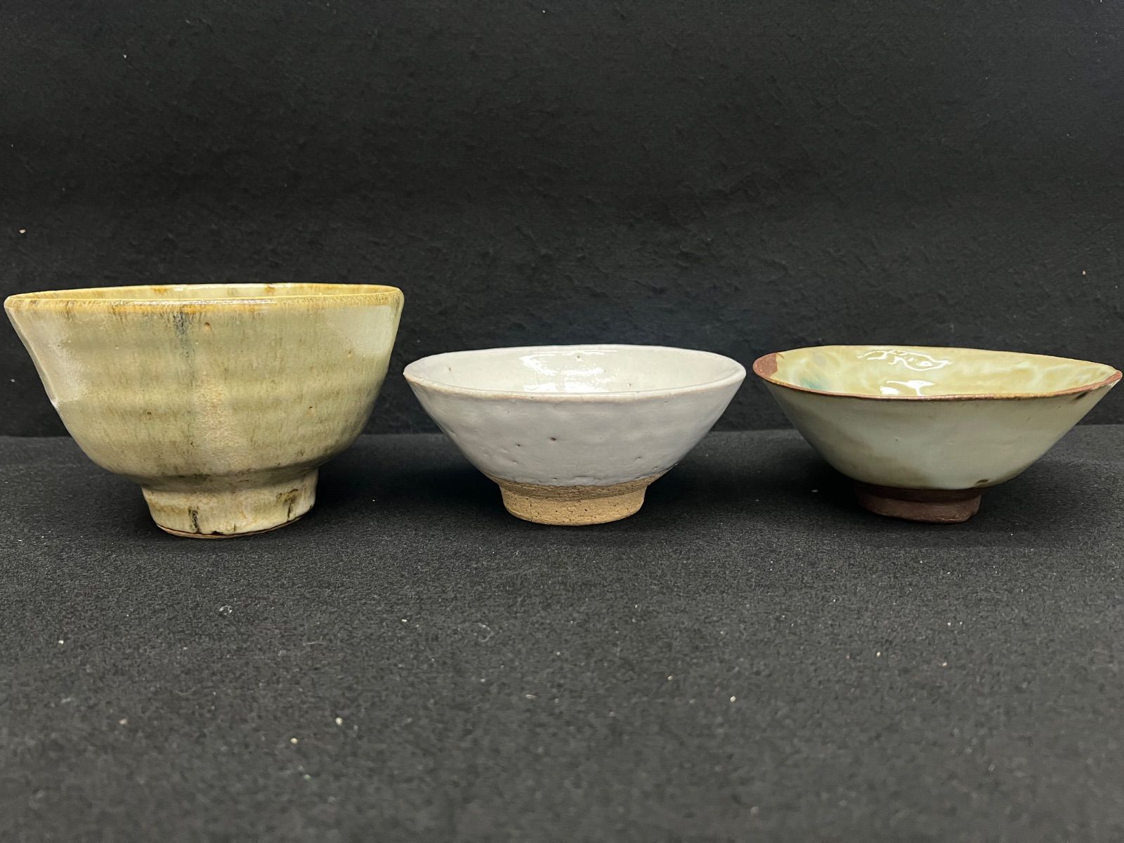 抹茶茶碗 おまとめ3点 茶道具 茶道 茶碗 白い茶碗