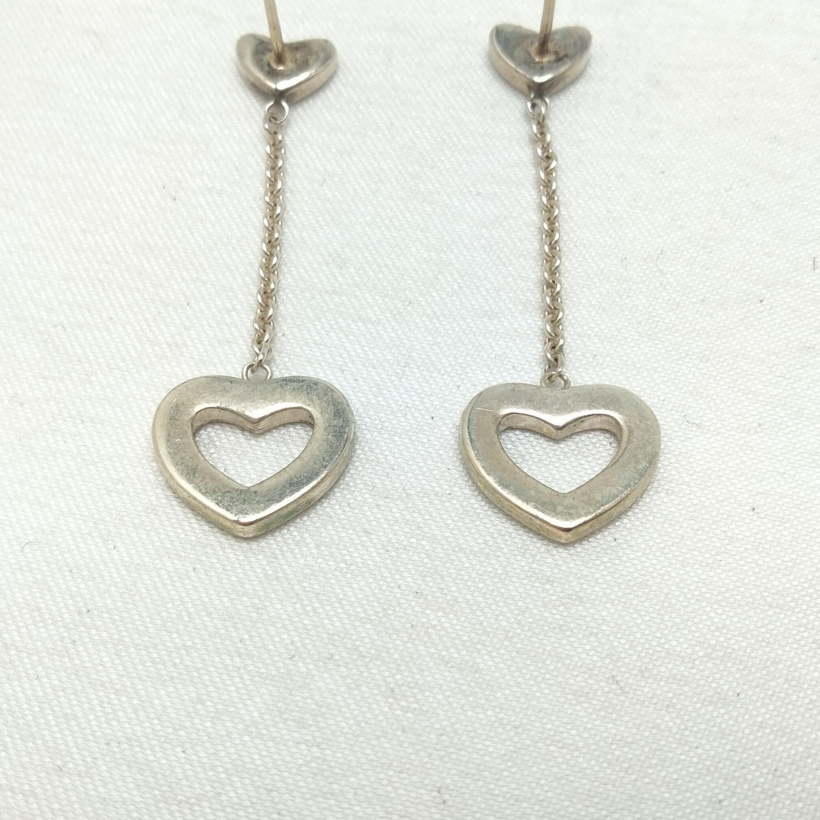✨Tiffany オファー & Co.✨ティファニー ハートリンクピアス シルバー