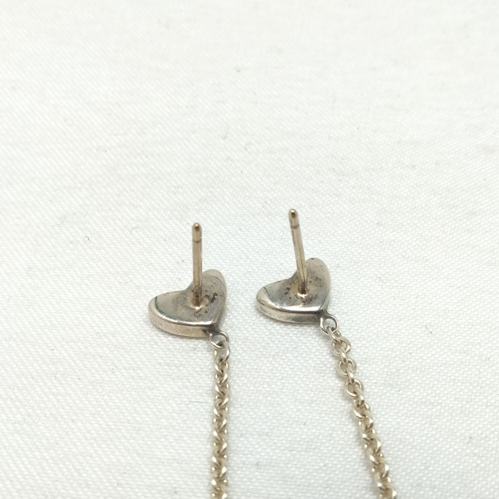 ✨Tiffany オファー & Co.✨ティファニー ハートリンクピアス シルバー