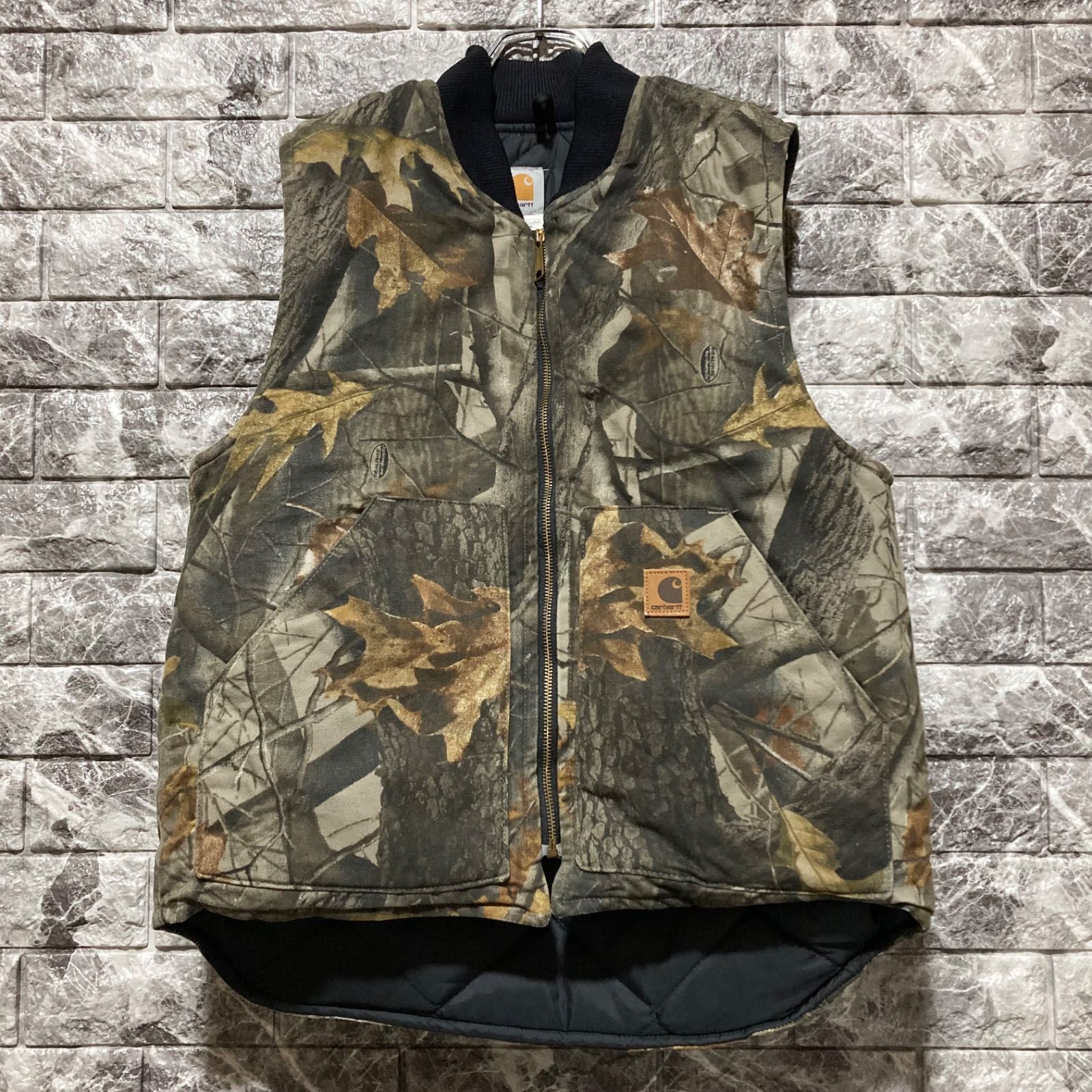CARHARTT ダックベスト M リアルツリー USA製 カーハート DUCK VEST