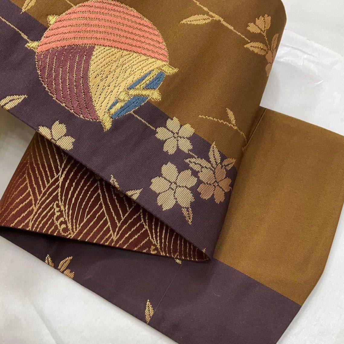 kimomo+one ○送料無料○kimonoarisa○未使用同然○最高級西陣織唐織