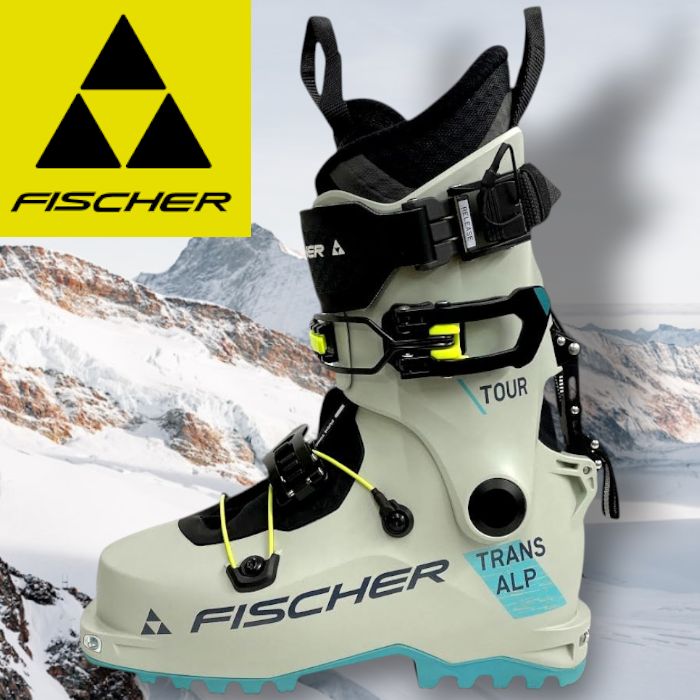 FISCHER フィッシャー TOUR WS トランザルプ ツアー スキーブーツ ウィンタースポーツ レディース 定価14.8万 U 13323 ICE GREY 24.5▲120 51203 m 05