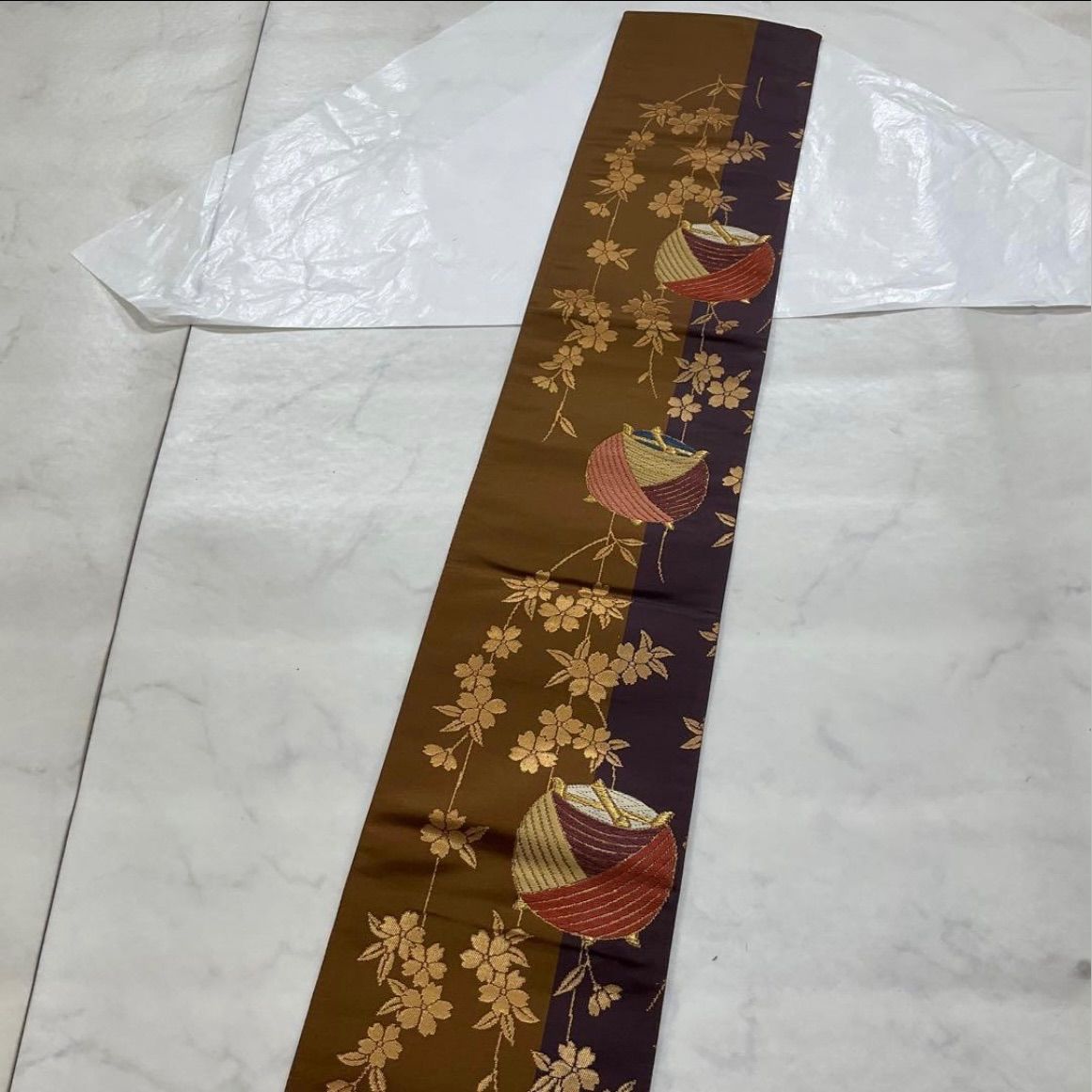 kimomo+one ○送料無料○kimonoarisa○未使用同然○最高級西陣織唐織