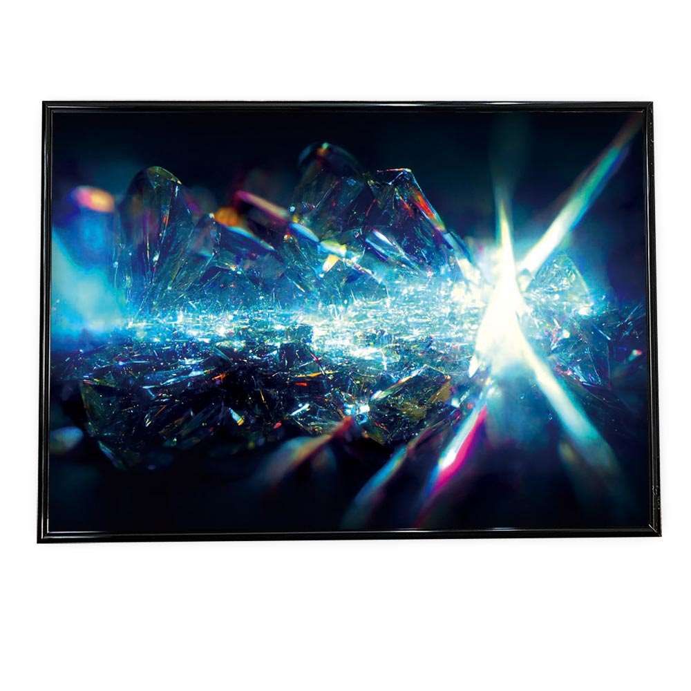 A2サイズ（約42x59cm）】【lh-poster-132】【フレーム付き】ブルー 青