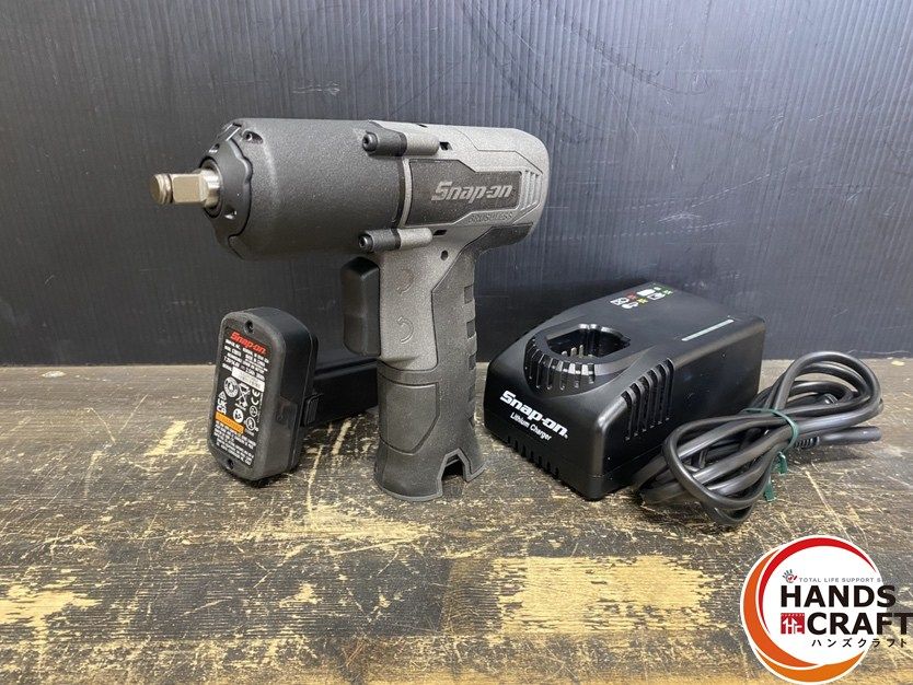 ● 品 Snap-on スナップオン CT 861 GM インパクトレンチ バッテリー 7.2 V|14.4 V-2.5 Ah ×1 充電器付き