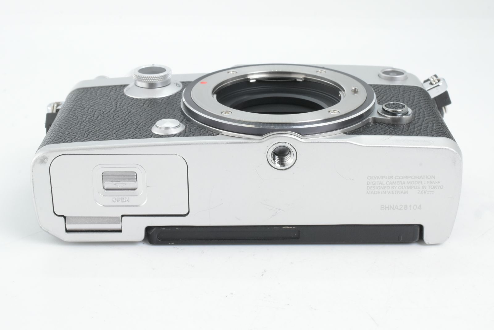  シャッターカウント 25793回 OLYMPUS PEN F Mirrorless Digital Camera Silver オリンパス ミラーレス一眼レフ EF TN JP 1695 ミラーレス一眼 デジタルカメラ