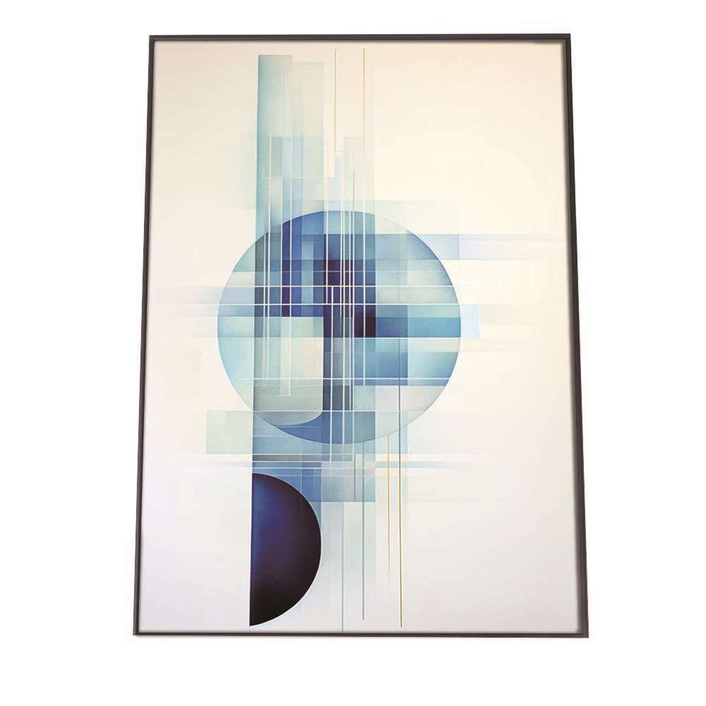 B2サイズ（約51x73cm）】【lh-poster-1348】【フレーム付き】幾何学