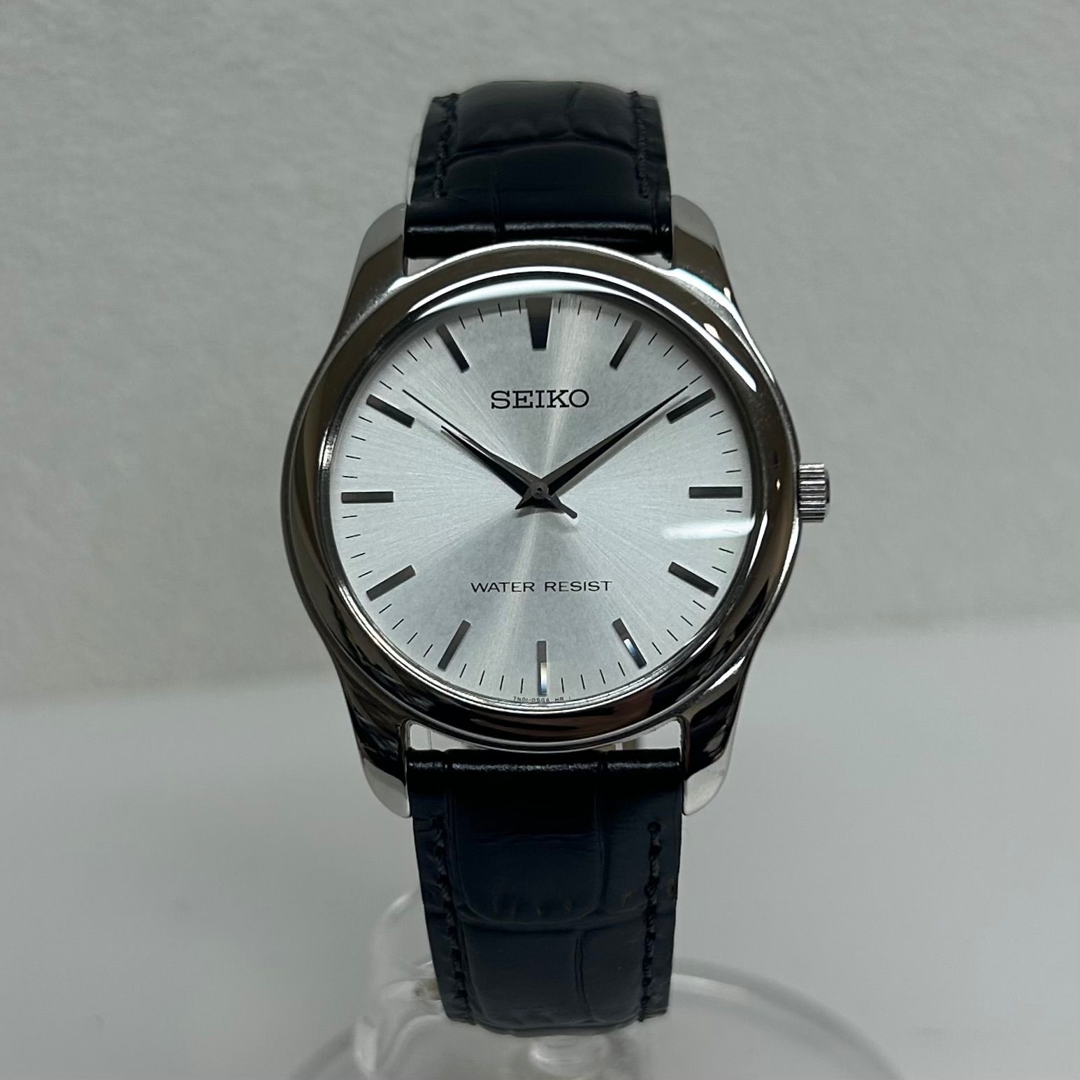 SEIKO クォーツ腕時計 7N01-0DE0 純正ベルト 防水 シンプル メンズ