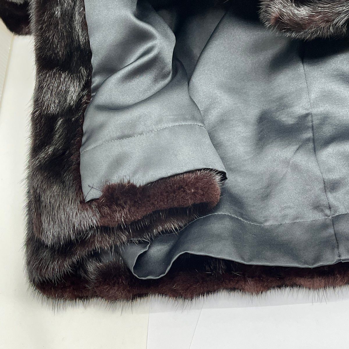  EMBA 毛皮 ミンクコート 11号 JUNKO YAMAMOTO ブラウン 毛皮 ファーコート ジャケット アウター