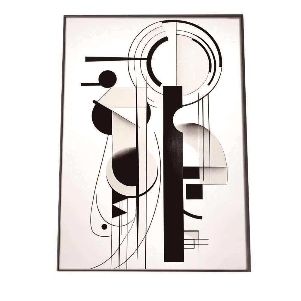 A1サイズ（約59x84cm）】【lh-poster-1364】【フレーム付き】幾何学