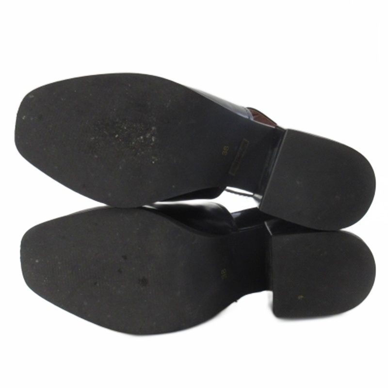 レザー ミュール