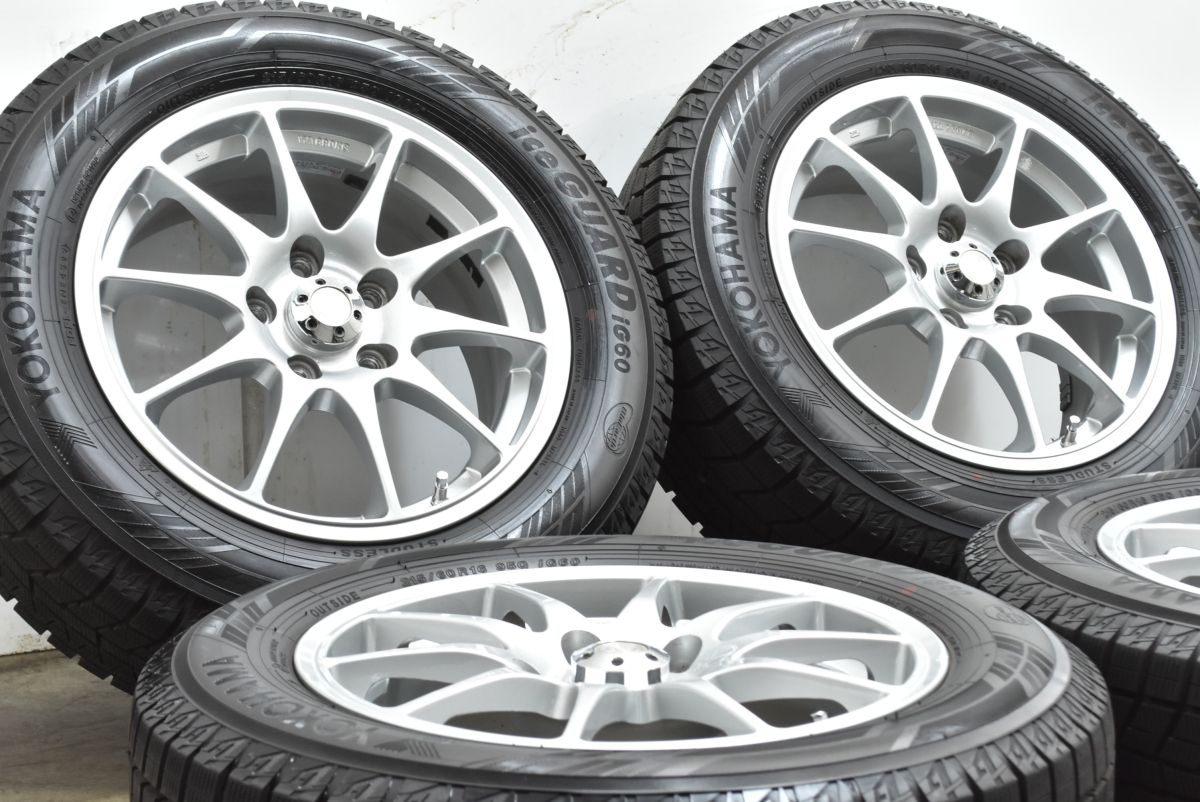 バリ溝 TSA 01 16 in 7 J 48 PCD 114 3 アイスガードiG 60 215 R クラウン カムリ エスティマ C HR オデッセイ ヴェゼル WR V CX