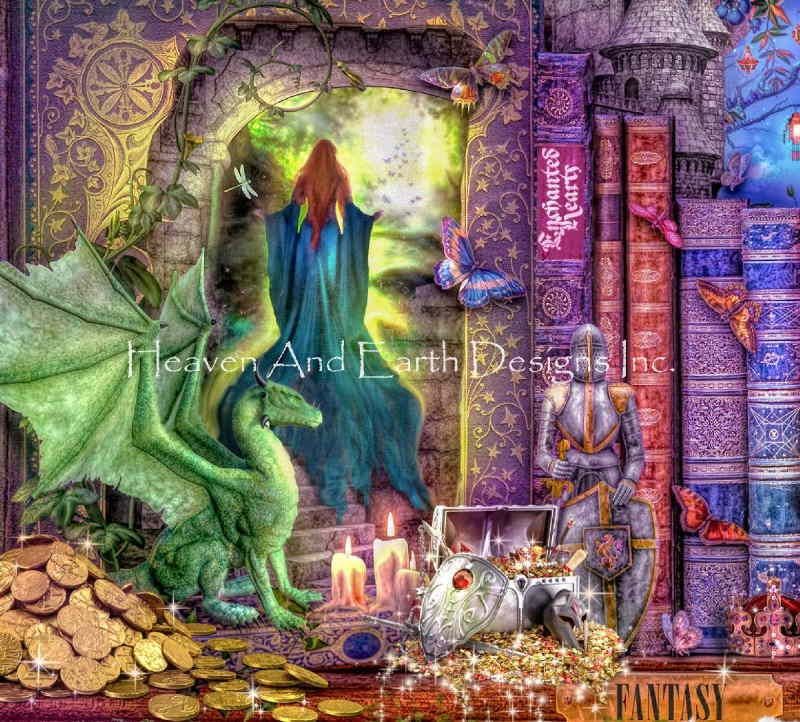 Aimee Stewart クロスステッチ 図案 刺しゅう チャート 【 QS The Grand Library 】 Heaven And Earth Designs 上級者 全面刺し HAED