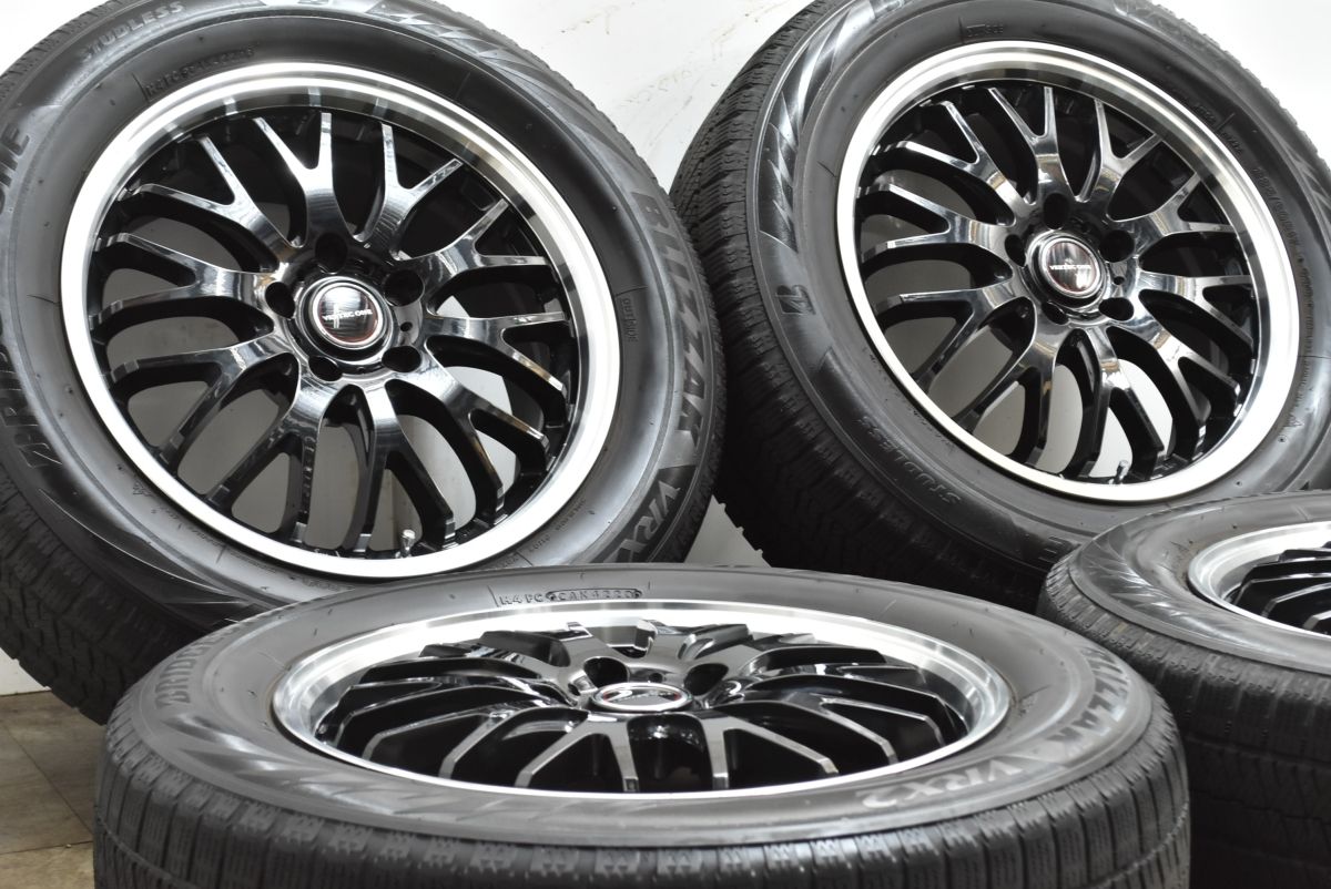 良好品 VERTEC ONE 17 in 7 J 40 PCD 114 3 ブリザックVRX 2 225 60 R アルファード ヴェルファイア カローラクロス エルグランド CX 30