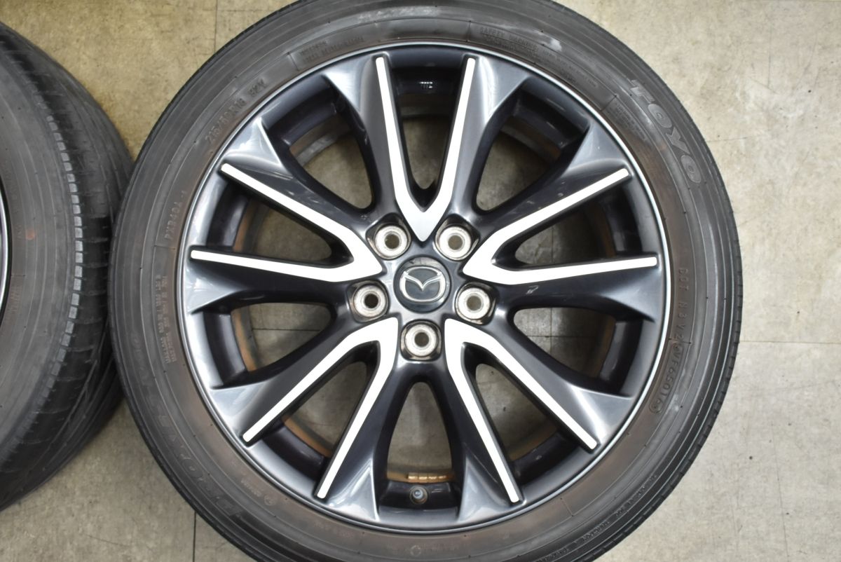  ホイールのみ販売 マツダ CX 3 18 in 7 J 50 PCD 114 215 R 5 8 アクセラ アテンザ プレマシー スタッドレス用など 18インチ タイヤ ホイールセット