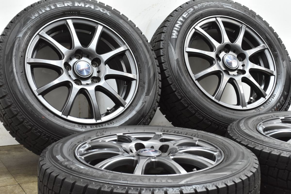 バリ溝 VELVA 15 in 6 J 53 PCD 114 3 ウィンターマックスWM 02 185 65 R GB 5 GT フリード ラフェスタ ジャパンタクシー