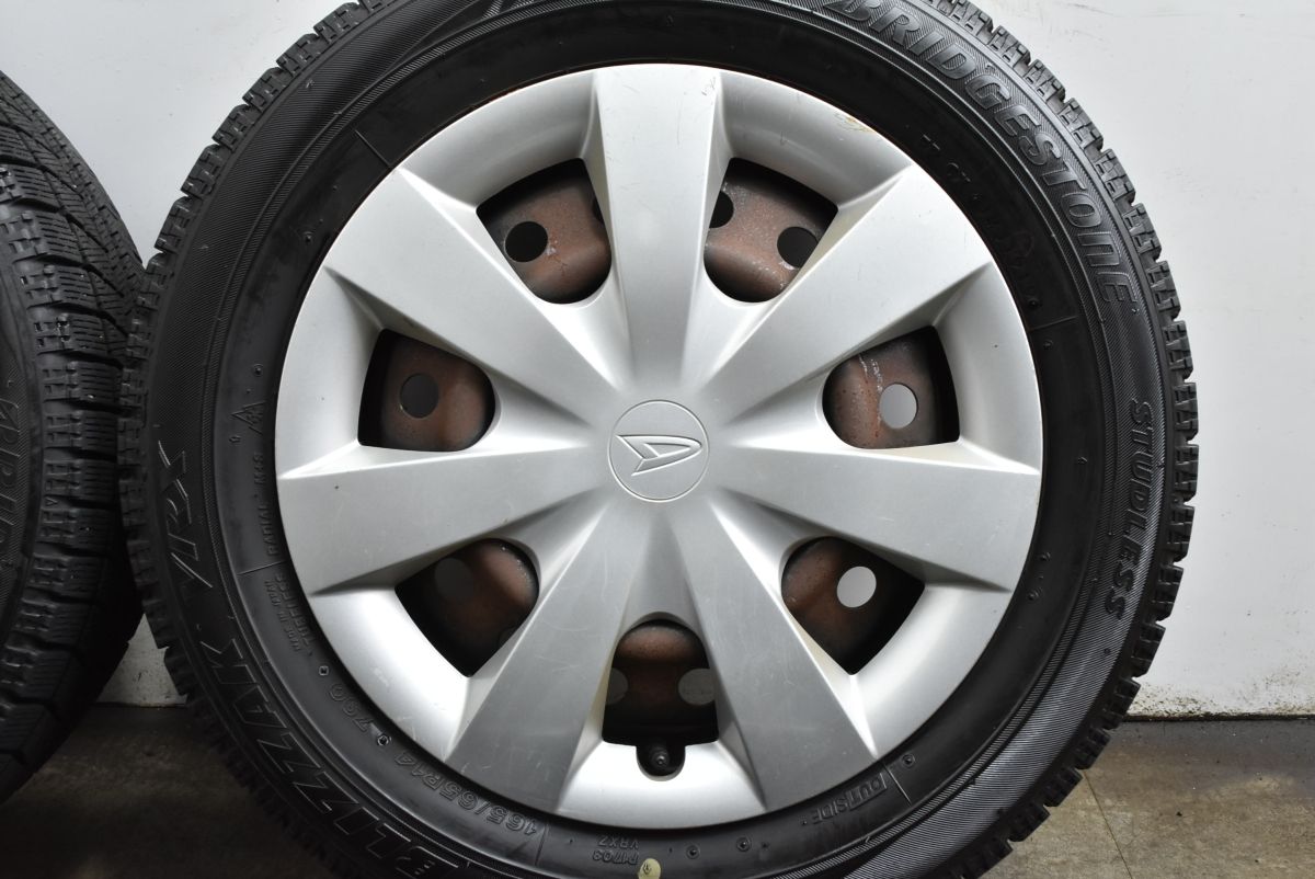  大 ダイハツ 14 in 4 5 J 45 PCD 100 ブリヂストン ブリザック VRX 165 65 R トール アトレーワゴン シャレード ストーリア 14インチ タイヤ ホイールセット