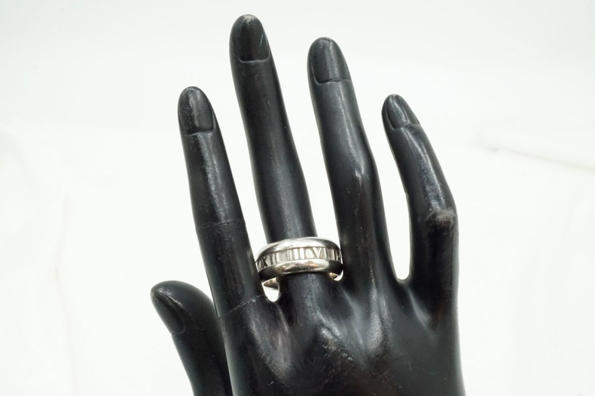 ティファニー アトラス リング メンズ 約21号 指輪 SV925 銀 シルバー