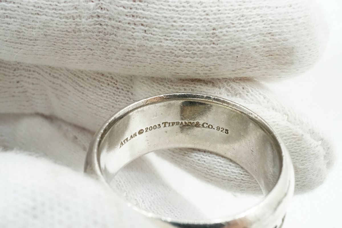 ティファニー アトラス リング メンズ 約21号 指輪 SV925 銀 シルバー