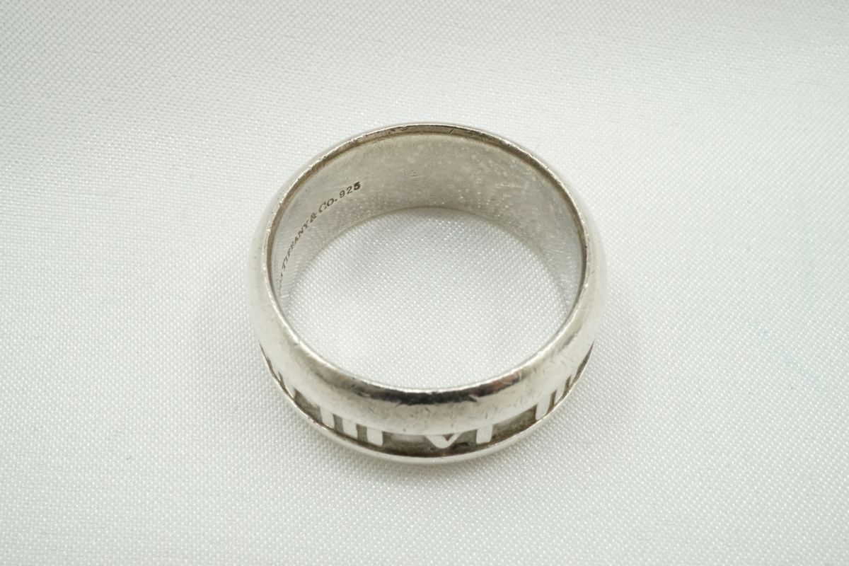 ティファニー アトラス リング メンズ 約21号 指輪 SV925 銀 シルバー